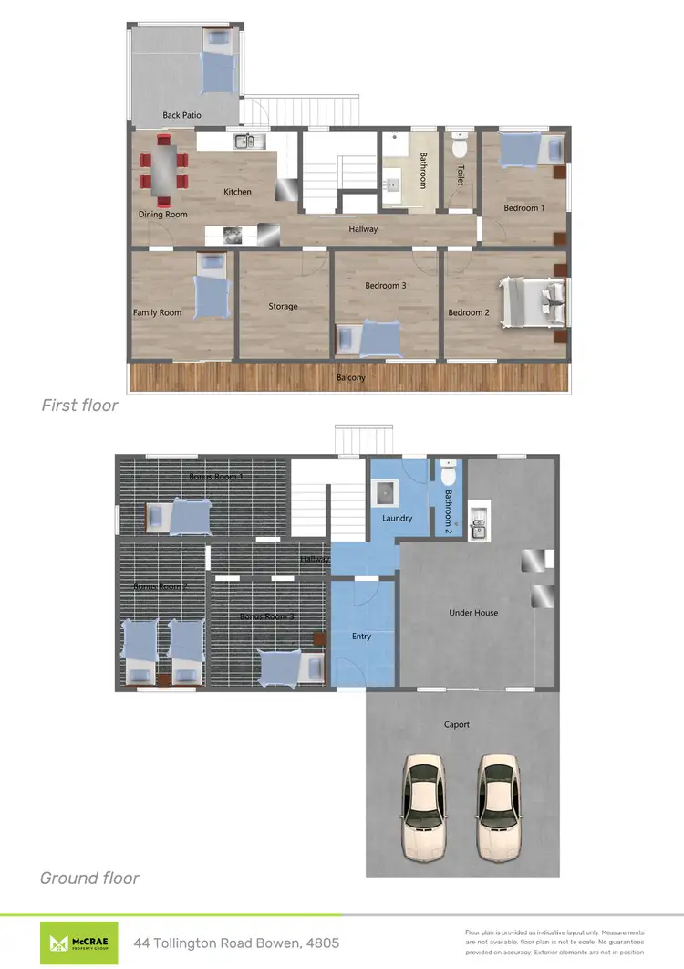 Floorplan of Homely house listing, 44 Tollington Road, Bowen QLD 4805