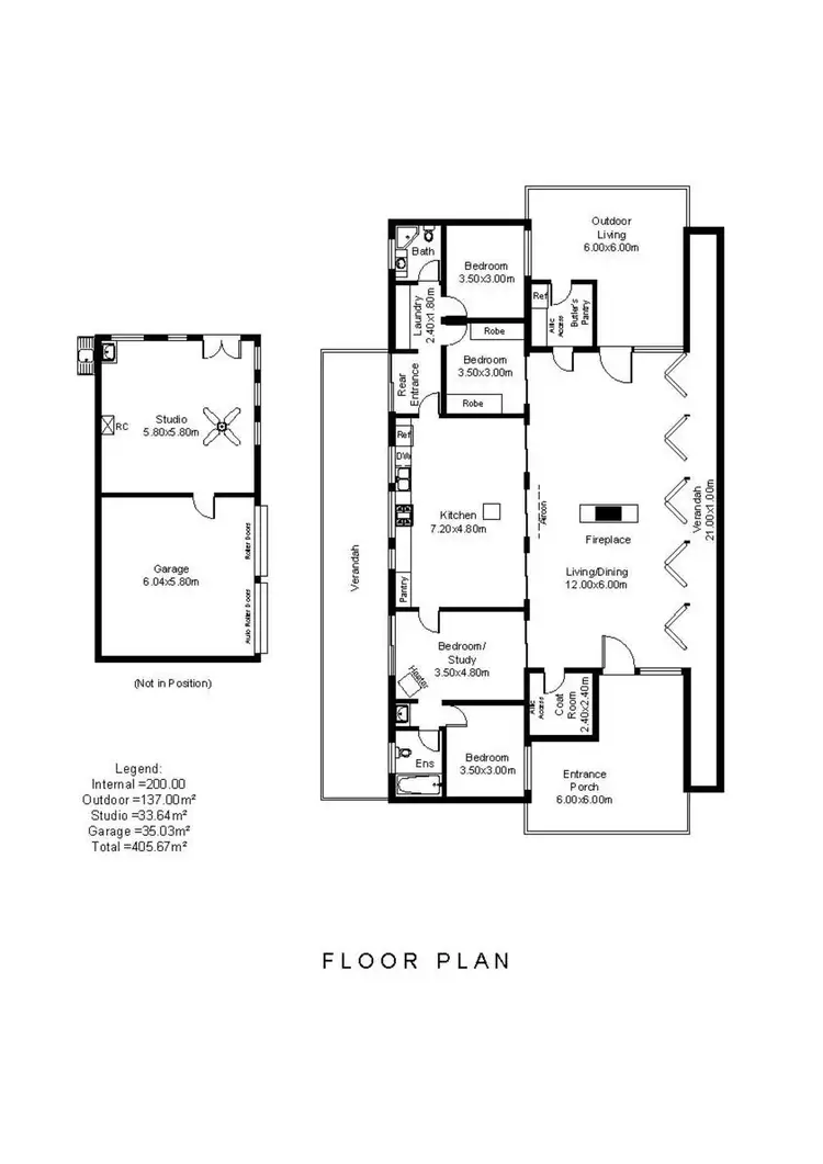 Floorplan of Homely house listing, 4 Hewett Close, Normanville SA 5204