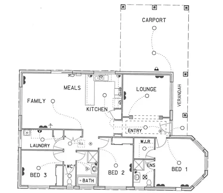 Floorplan of Homely house listing, 19 Locksley Court, Shepparton VIC 3630