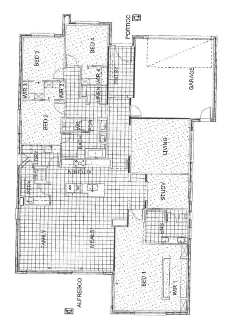 Floorplan of Homely house listing, 4 Learmonth Avenue, Kialla VIC 3631