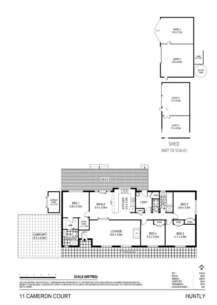 Floorplan of Homely house listing, 11 Cameron Court, Huntly VIC 3551