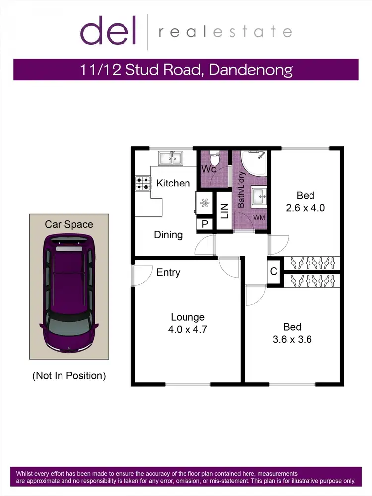 Floorplan of Homely apartment listing, 11/12 Stud Road, Dandenong VIC 3175
