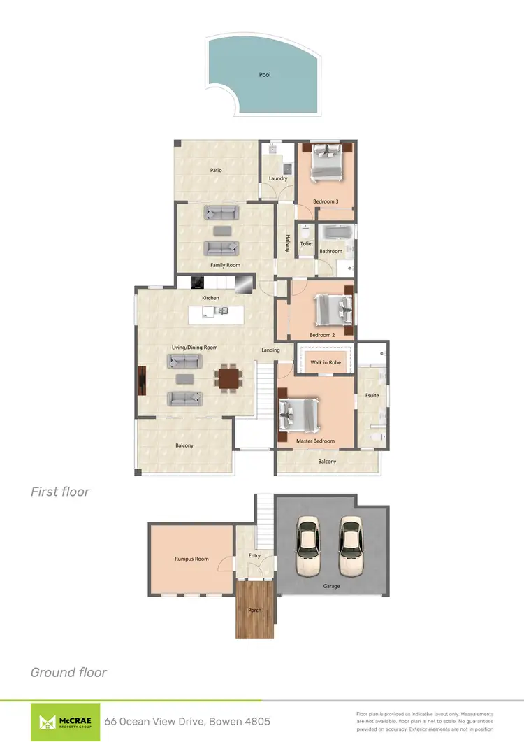 Floorplan of Homely house listing, 66 Ocean View Drive, Bowen QLD 4805
