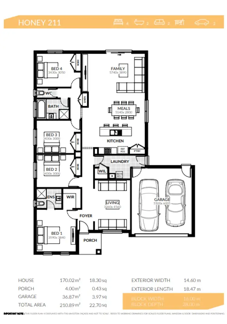 Floorplan of Homely house listing, 21 Marsanne Street, Shepparton VIC 3630