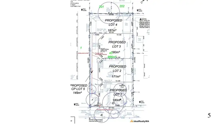 Floorplan of Homely land listing, 60 Queen Street, Bentley WA 6102