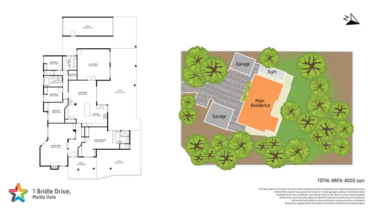 Floorplan of Homely house listing, 1 Bridle Drive, Maida Vale WA 6057