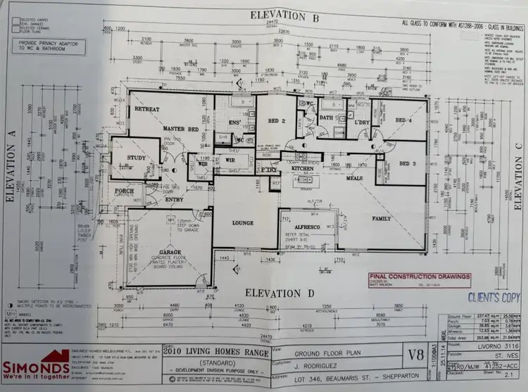 Floorplan of Homely house listing, 4 Beaumaris Street, Shepparton VIC 3630