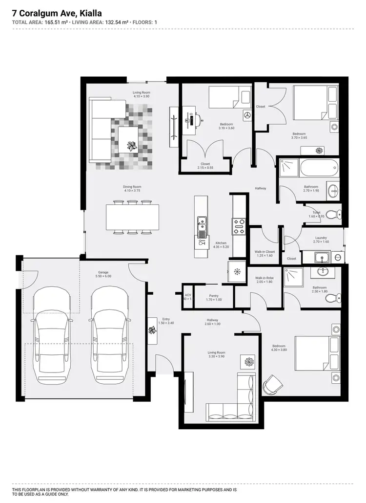 Floorplan of Homely house listing, 7 Coralgum Avenue, Kialla VIC 3631
