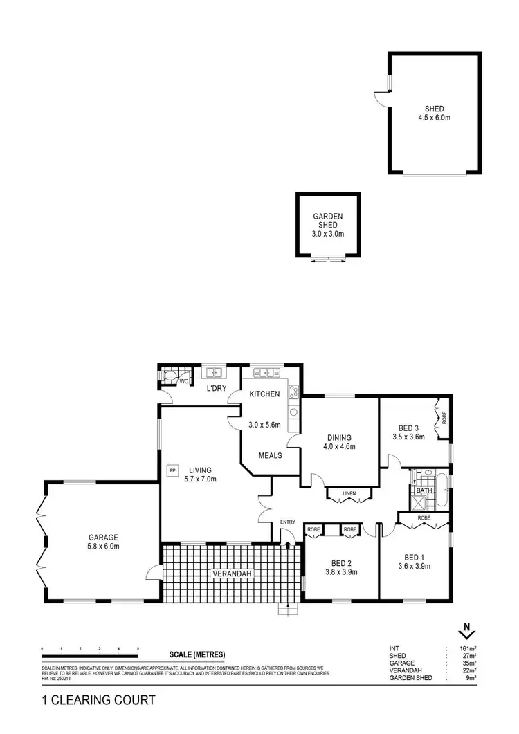 Floorplan of Homely house listing, 1 Clearing Court, Mandurang VIC 3551