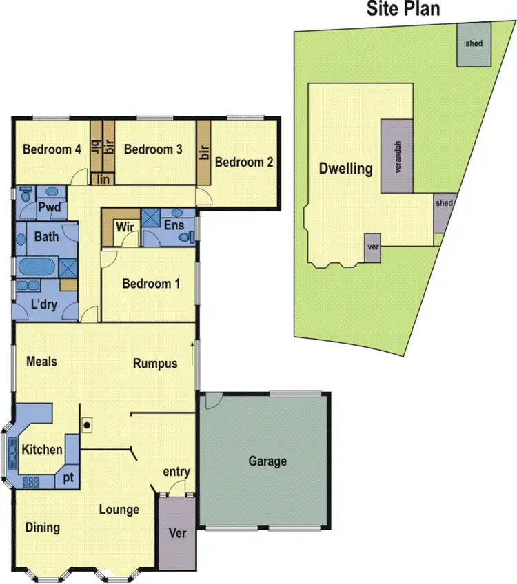 Floorplan of Homely house listing, 36 Barbary Crescent, Taylors Lakes VIC 3038