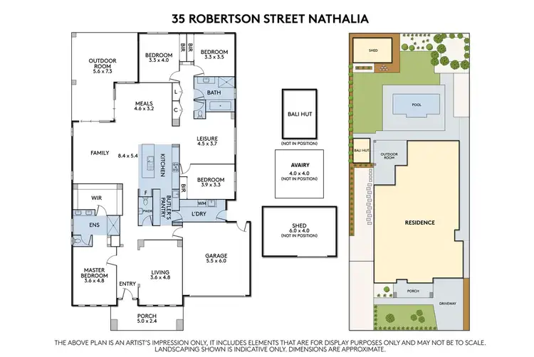 Floorplan of Homely house listing, 35 Robertson Street, Nathalia VIC 3638