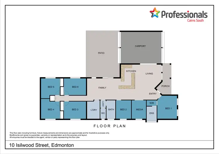 Floorplan of Homely house listing, 10 Isilwood Close, Edmonton QLD 4869