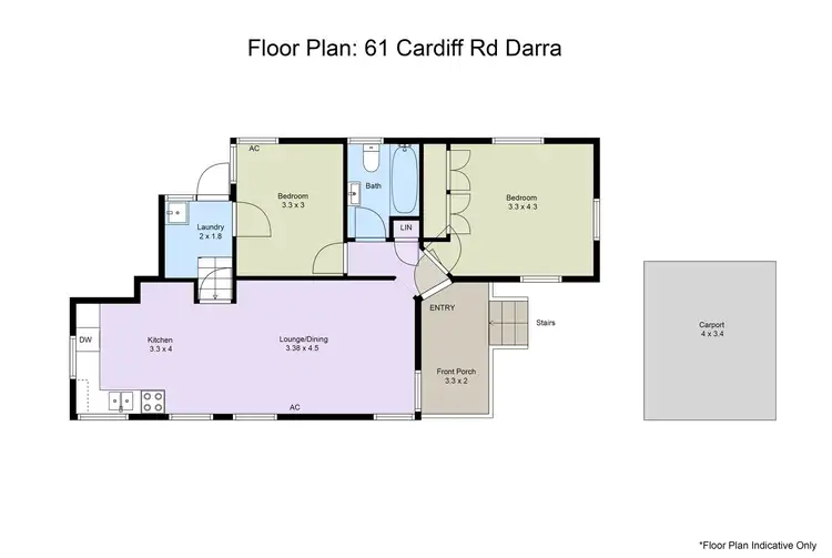 Floorplan of Homely house listing, 61 Cardiff Road, Darra QLD 4076