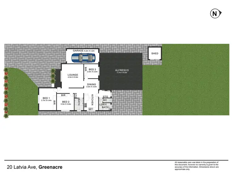 Floorplan of Homely house listing, 20 Latvia Avenue, Greenacre NSW 2190