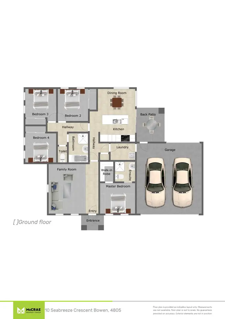 Floorplan of Homely house listing, 10 Seabreeze Crescent, Bowen QLD 4805