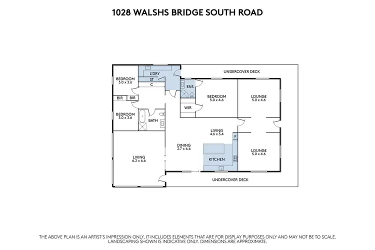 Floorplan of Homely rural property listing, 1028 Walshs bridge south Road, Kaarimba VIC 3635