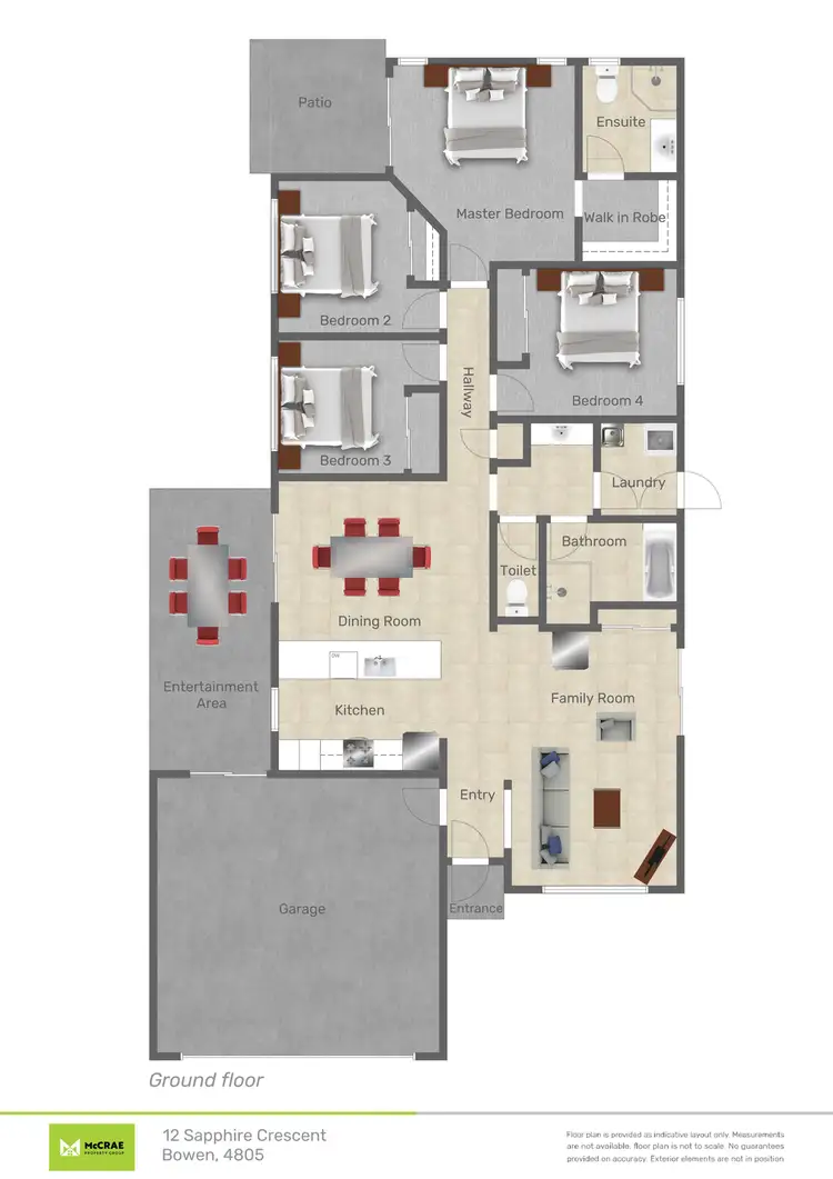 Floorplan of Homely house listing, 12 Sapphire Crescent, Bowen QLD 4805