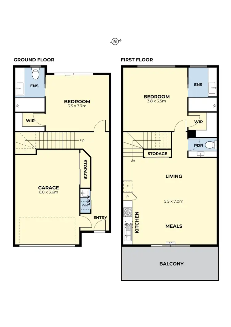 Floorplan of Homely townhouse listing, 3/520 Melton Highway, Sydenham VIC 3037