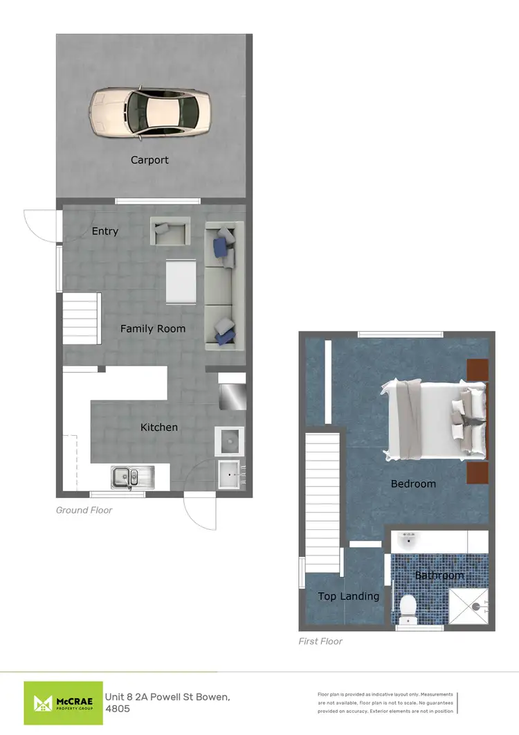 Floorplan of Homely unit listing, 8/2A Powell Street, Bowen QLD 4805
