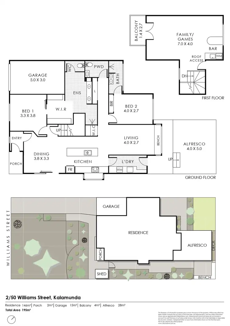 Floorplan of Homely house listing, 2/50 Williams Street, Kalamunda WA 6076
