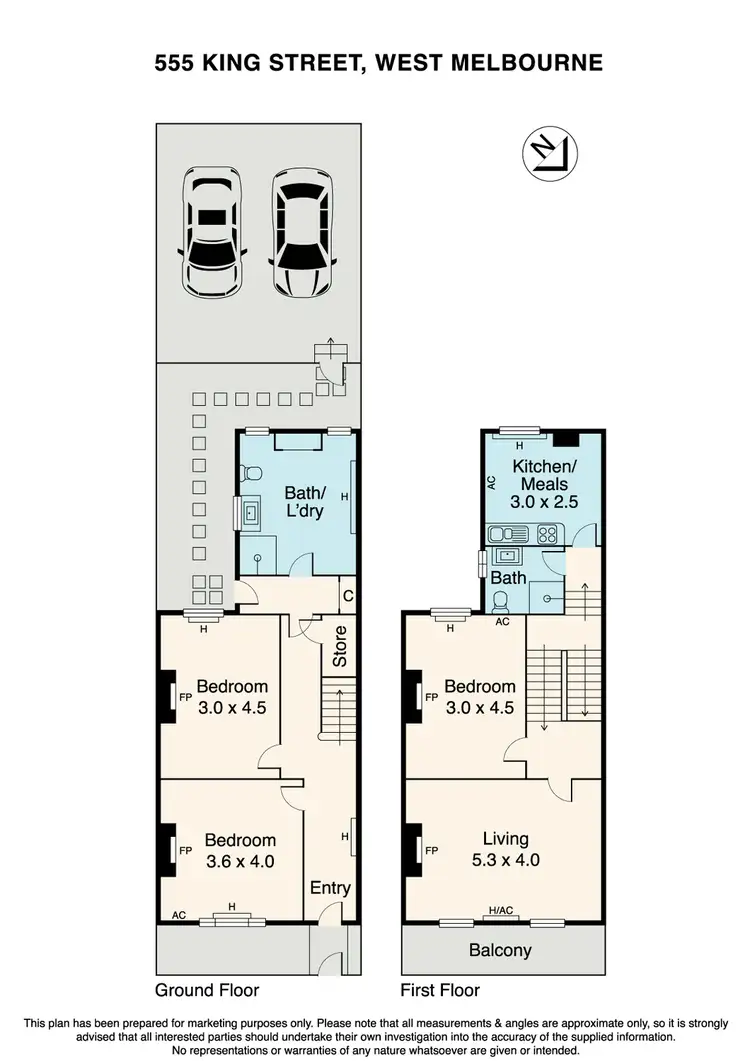 Floorplan of Homely house listing, 555 King Street, West Melbourne VIC 3003