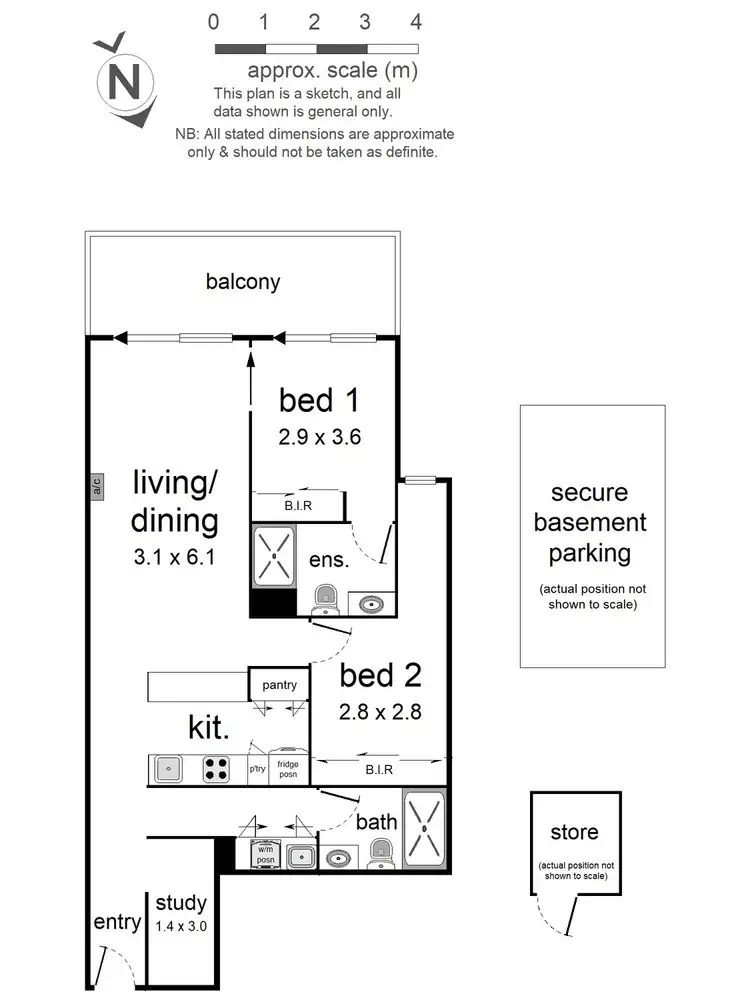 Floorplan of Homely apartment listing, 109/96 Camberwell Road, Hawthorn East VIC 3123