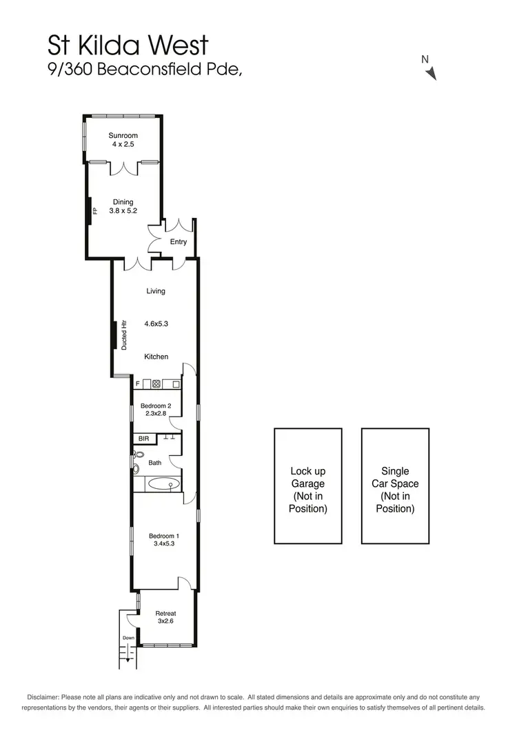 Floorplan of Homely apartment listing, 9/360 Beaconsfield Parade, St Kilda West VIC 3182