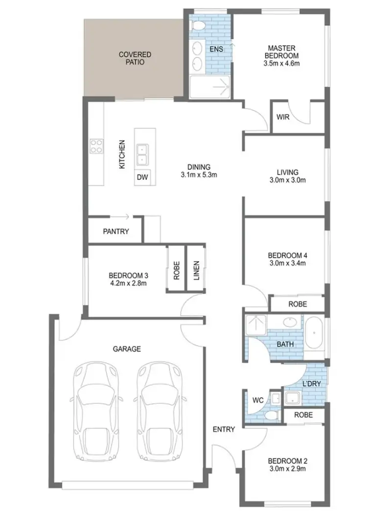 Floorplan of Homely other listing, Address available on request