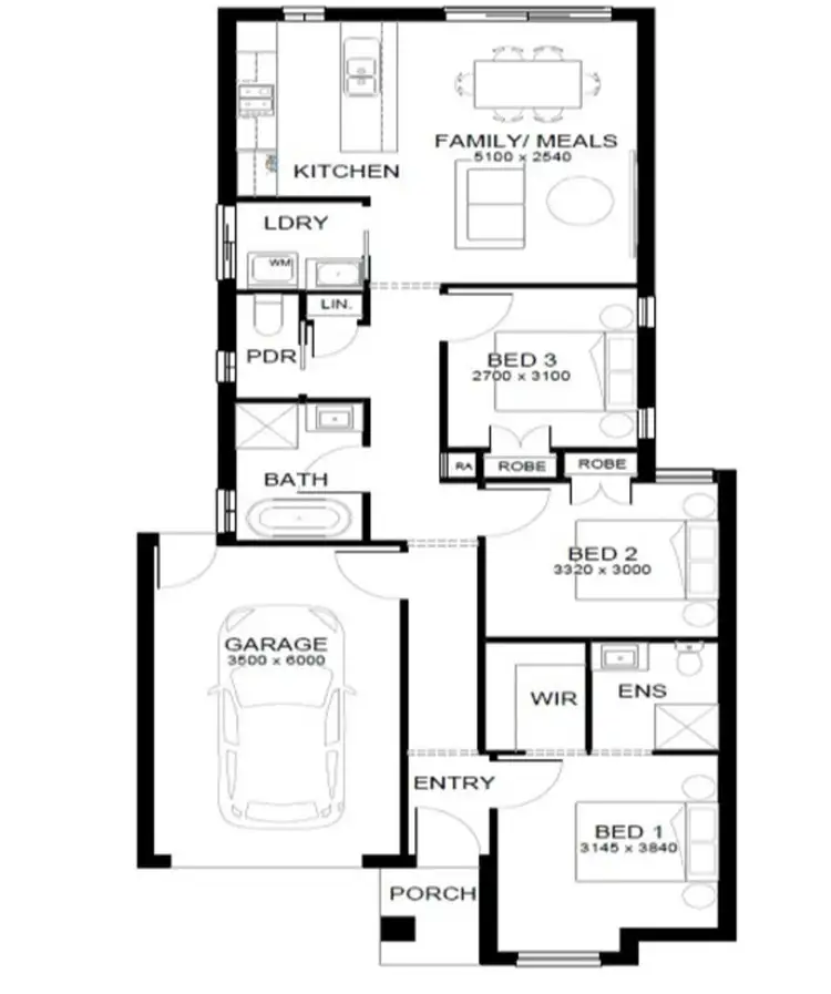Floorplan of Homely other listing, Address available on request