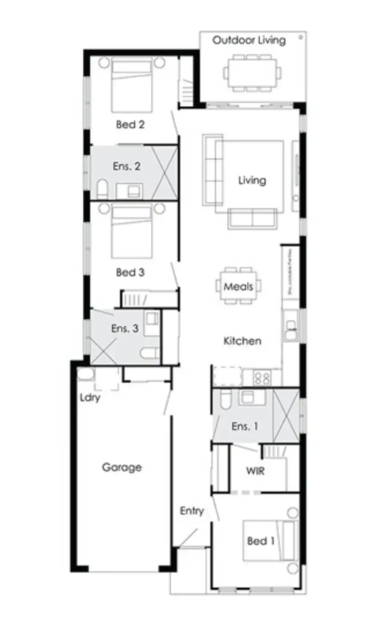 Floorplan of Homely other listing, Address available on request