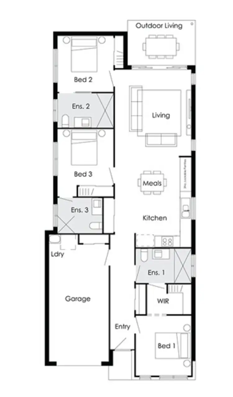 Floorplan of Homely other listing, Address available on request