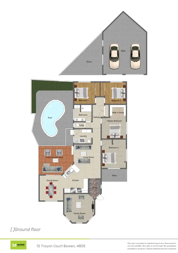 Floorplan of Homely house listing, 12 Troyon Court, Bowen QLD 4805