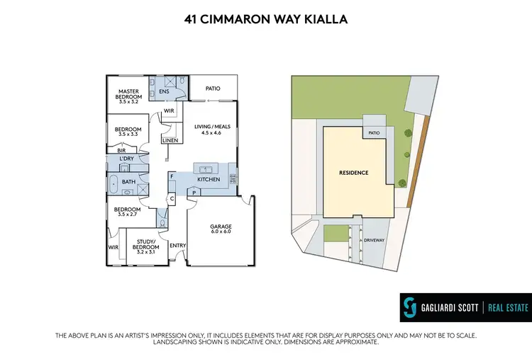 Floorplan of Homely house listing, 41 Cimmaron Way, Kialla VIC 3631