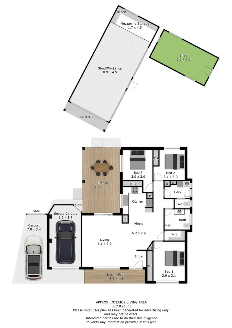 Floorplan of Homely house listing, 18 Osprey Circuit, West Wodonga VIC 3690