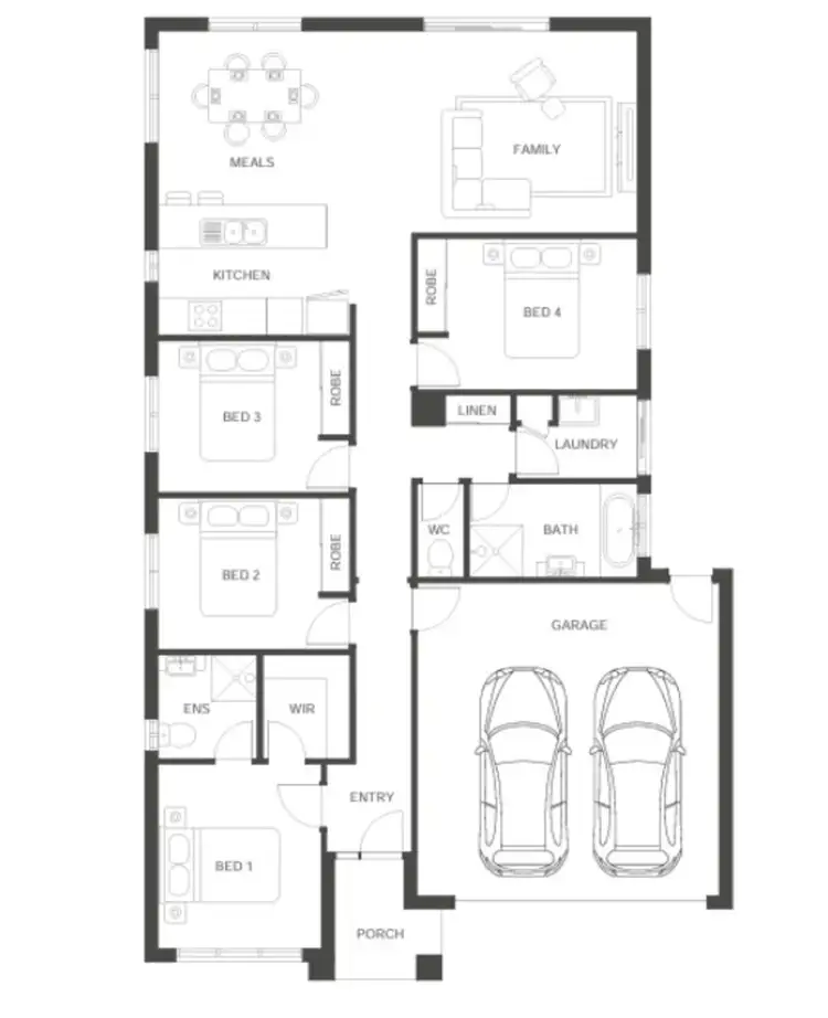 Floorplan of Homely other listing, Address available on request