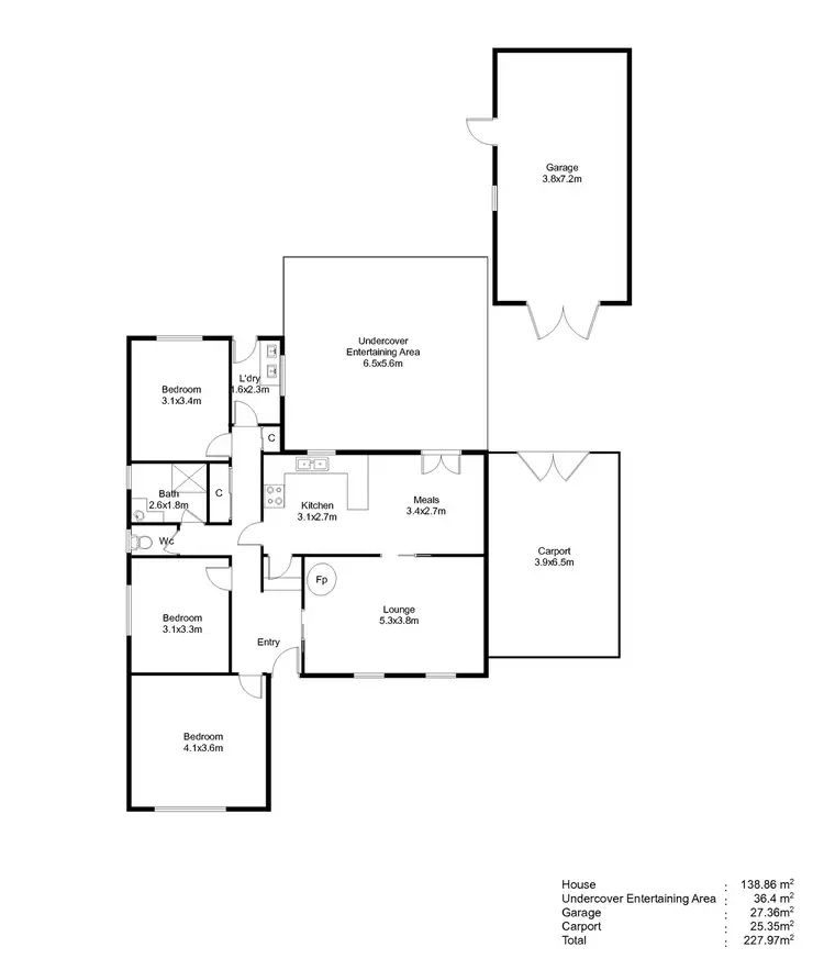 Floorplan of Homely house listing, 21 Malcolm Avenue, Holden Hill SA 5088