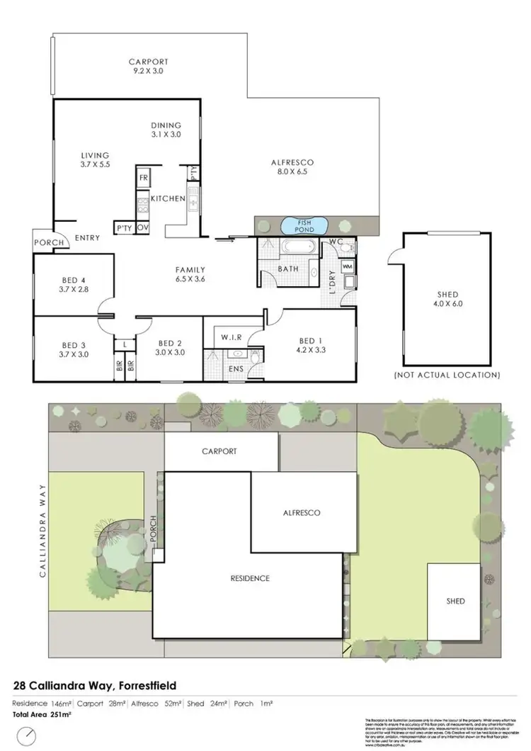 Floorplan of Homely house listing, 28 Calliandra Way, Forrestfield WA 6058