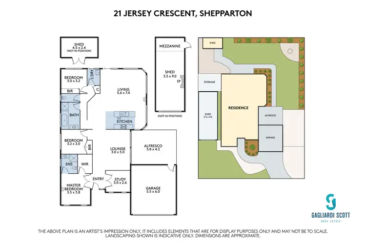 Floorplan of Homely house listing, 21 Jersey Crescent, Shepparton VIC 3630