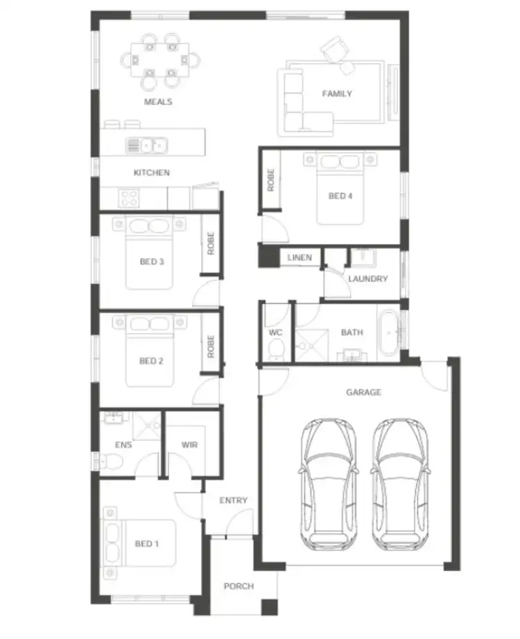 Floorplan of Homely other listing, Address available on request