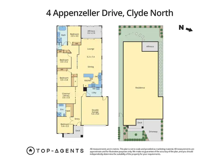 Floorplan of Homely house listing, 4 Appenzeller Drive, Clyde North VIC 3978