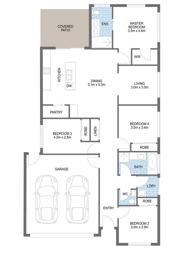 Floorplan of Homely other listing, Address available on request