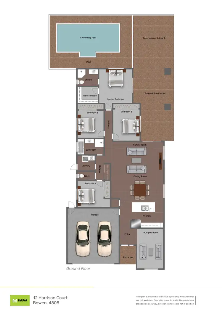 Floorplan of Homely house listing, 12 Harrison Court, Bowen QLD 4805