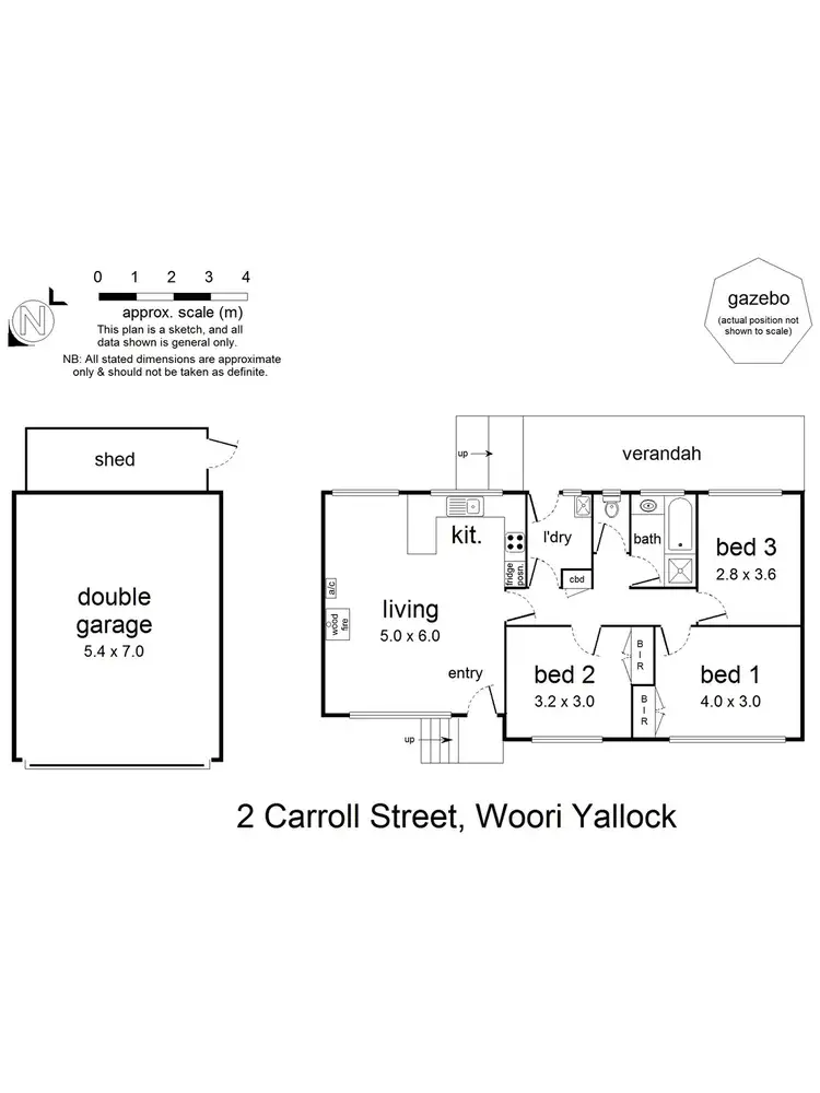 Floorplan of Homely house listing, 2 Carroll Street, Woori Yallock VIC 3139