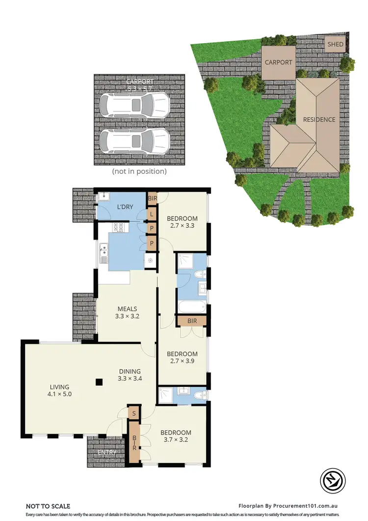 Floorplan of Homely house listing, 1 Lewis Close, Mill Park VIC 3082