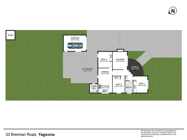 Floorplan of Homely house listing, 33 Brennan Road, Yagoona NSW 2199