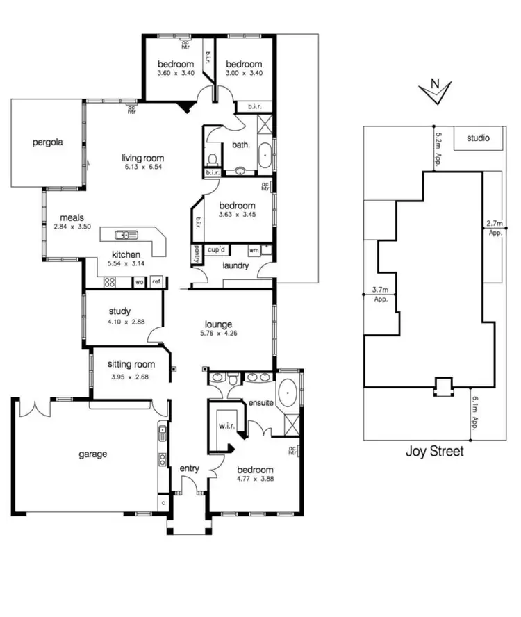 Floorplan of Homely house listing, 33 Joy Street, Braybrook VIC 3019