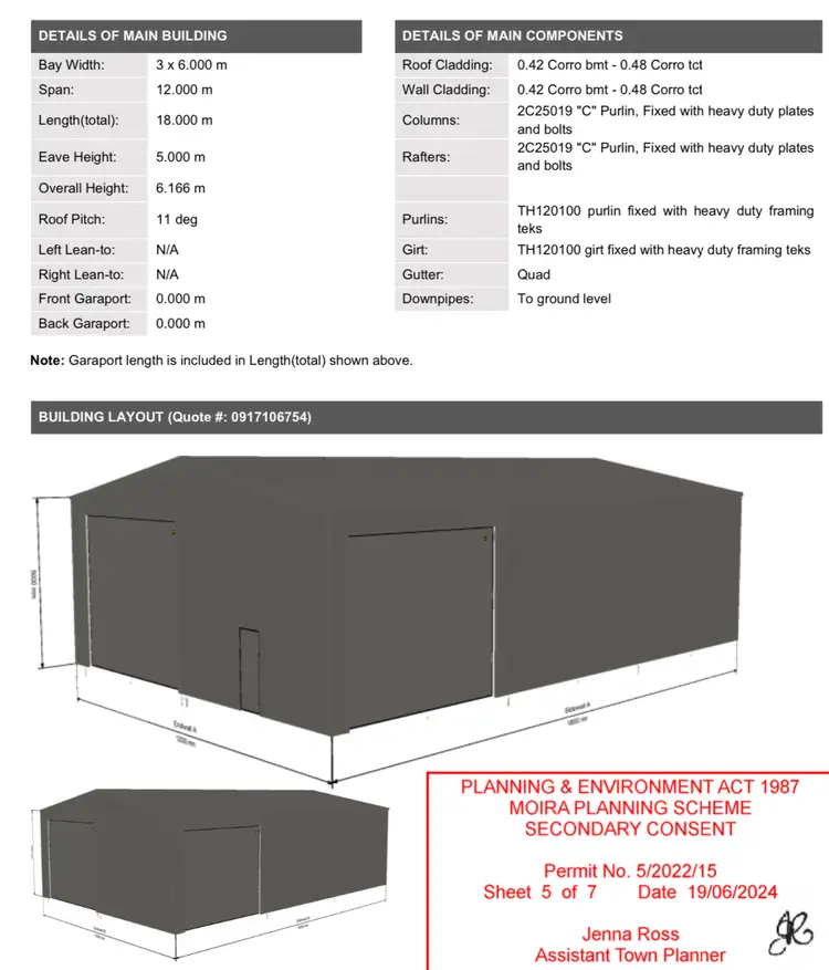 Floorplan of Homely rural property listing, 82 Newnham Road, Cobram VIC 3644