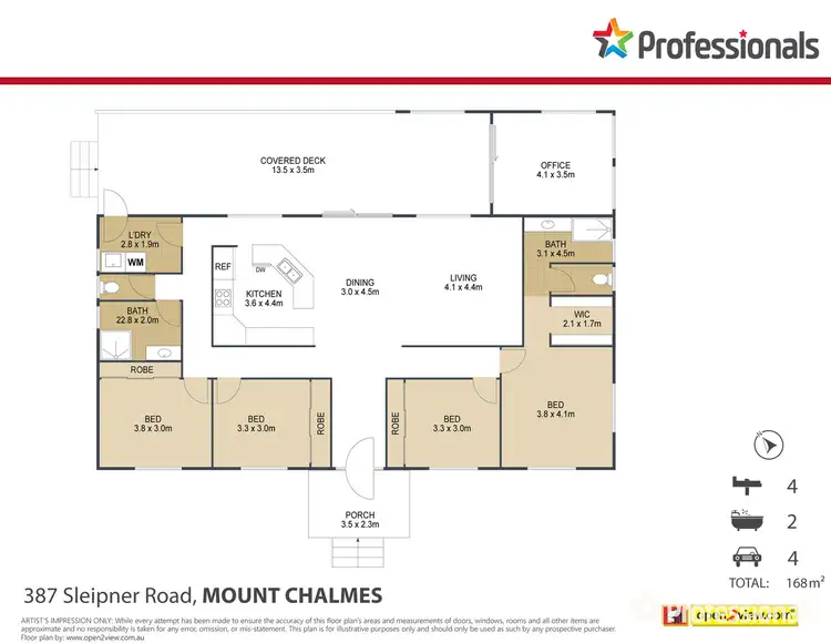 Floorplan of Homely rural property listing, 387 Sleipner Road, Mount Chalmers QLD 4702