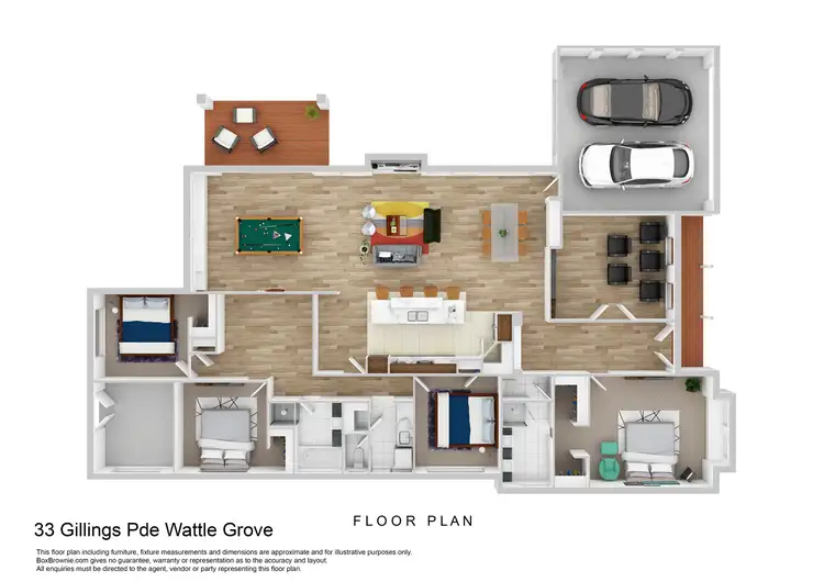 Floorplan of Homely house listing, 33 Gillings Parade, Wattle Grove WA 6107