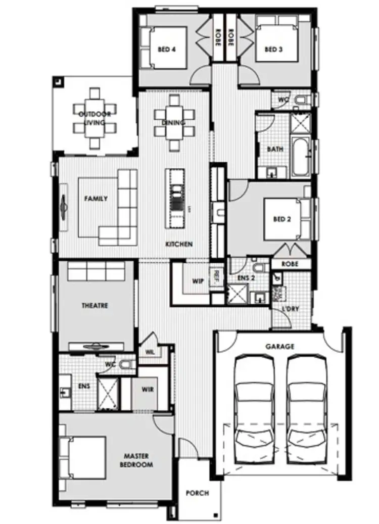 Floorplan of Homely other listing, Address available on request